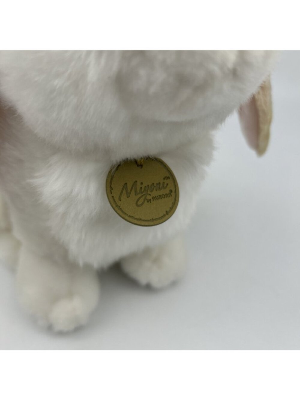 Aurora MIYONI Lop Eared RABBIT Beige/Tan Soft Toy Stuffed Animal Adorable 8" Tal - Picture 8 of 12